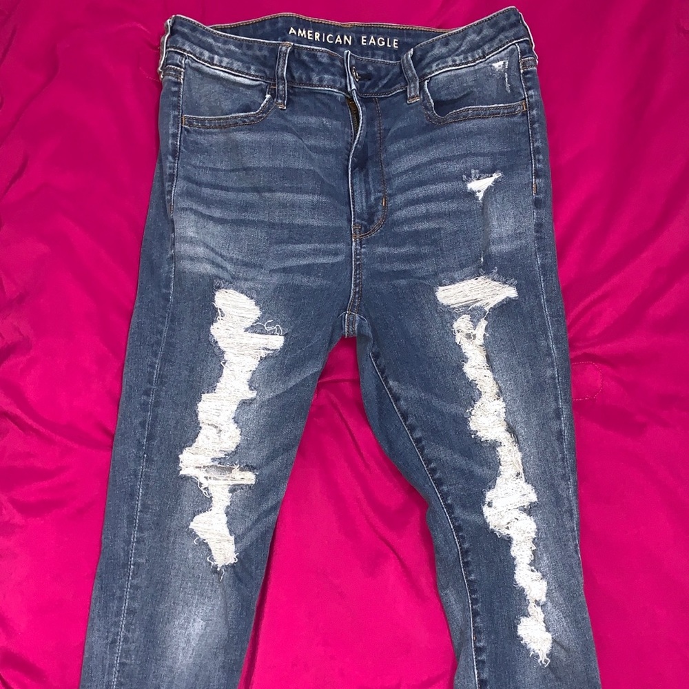 American Eagle Hi Rise Jegging 12 extra short.